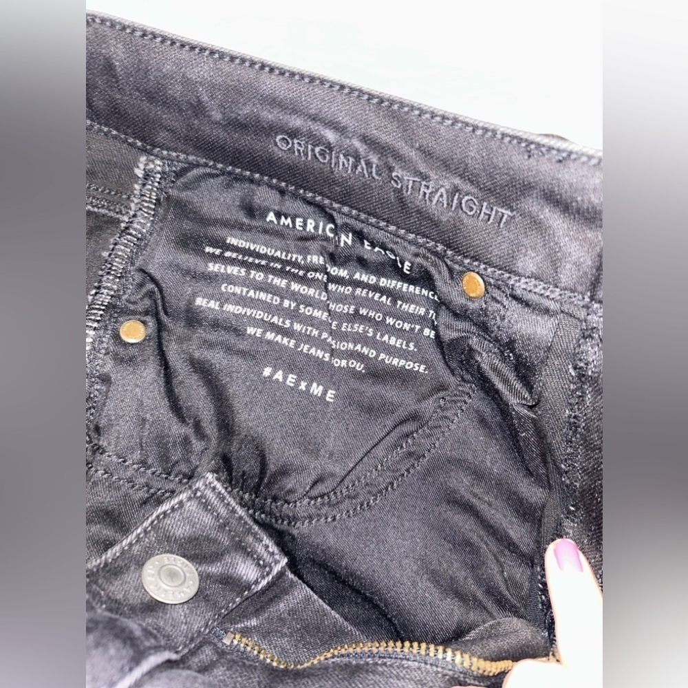 American Eagle Men’s Black Jeans. Size 32 x 34 - Picture 4 of 7